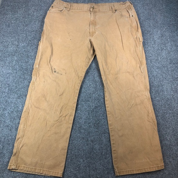 Dickies Other - Genuine Dickies Men Carpenter Pant 40x30 Brown Duck Canvas Utility Work Trousers